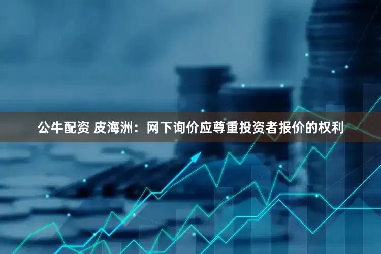 公牛配资 皮海洲：网下询价应尊重投资者报价的权利
